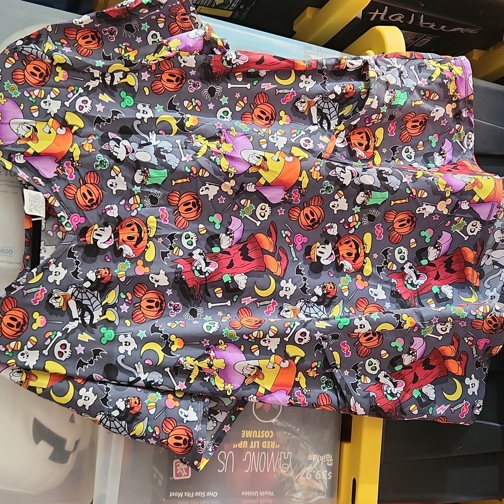 Halloween Cartoon Print Kids Shirt